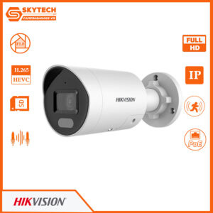 Camera IP colorvu Hikvision ngoài trời cố định DS-2CD2047G2-LU/SL