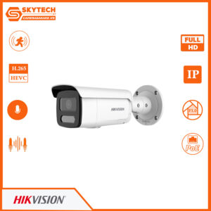 Camera IP colorvu Hikvision ngoài trời DS-2CD2T47G2-LSU/SL