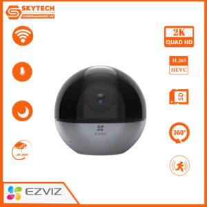 Camera IP Wifi Ezviz trong nhà xoay 360 4.0 MP C6W