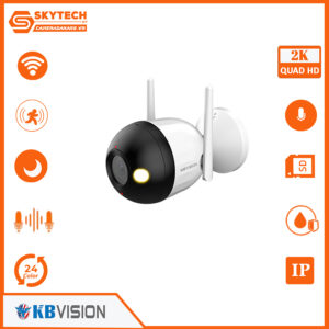 Camera IP WIFI Full color Kbvision ngoài trời cố định KX-WD21