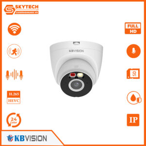 Camera IP WIFI Full color Kbvision trong nhà xoay KX-WD42