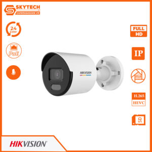 Camera IP colorvu Hikvision ngoài trời cố định DS-2CD1027G0-LU