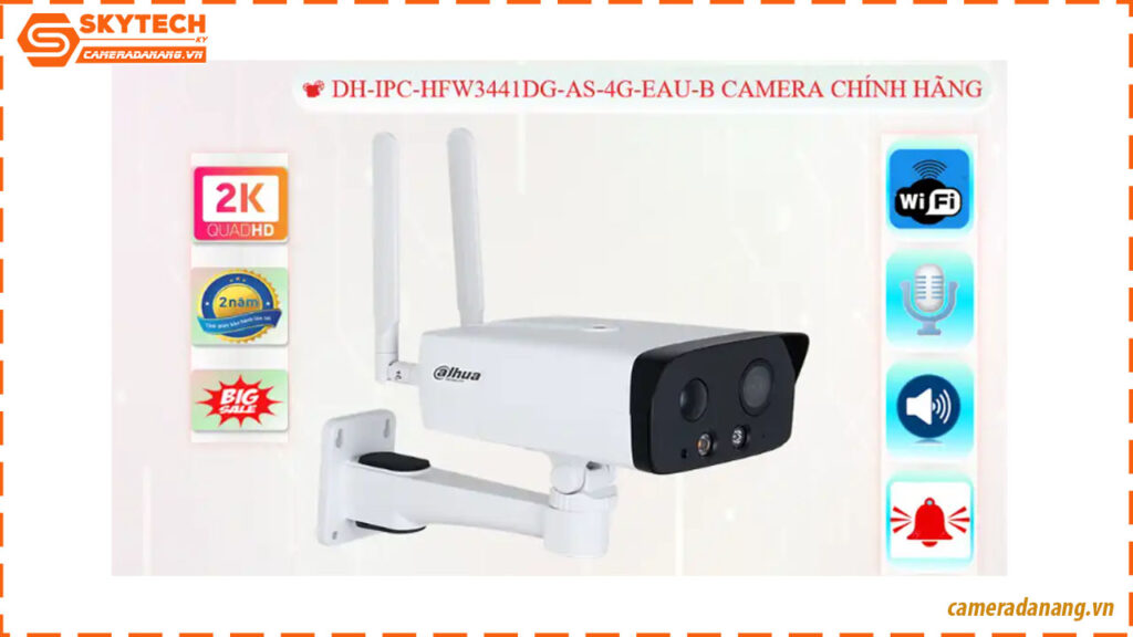 Camera 4G Dahua DH-IPC-HFW3441DG-AS-4G-EAU-B