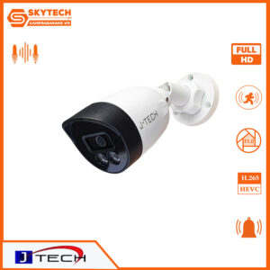 Camera IP J-Tech ngoài trời UAI5723CS (3MP/Human Detect/FaceID/ Smart Led/ Loa)