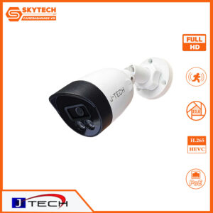 Camera IP J-Tech ngoài trời UAIP5723C (3MP /Human Detect/Face ID/PoE/ Smart Led)