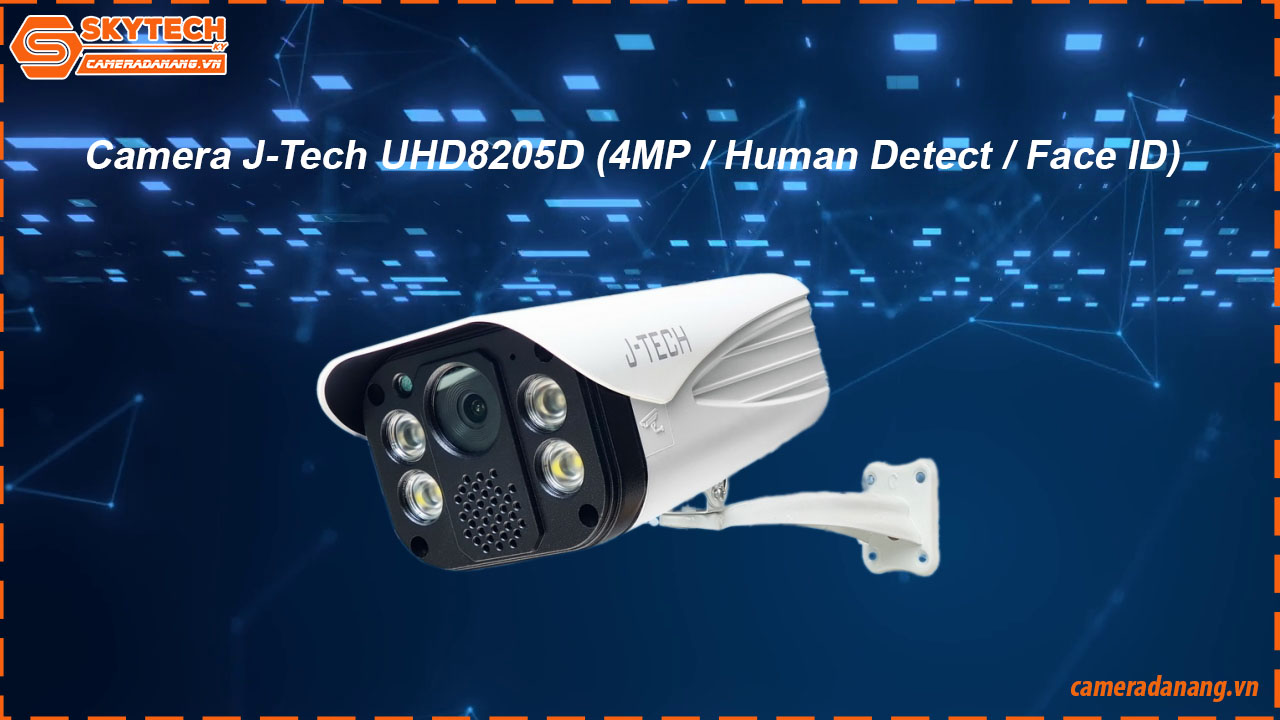 Camera J-Tech UHD8205D (4MP / Human Detect / Face ID)