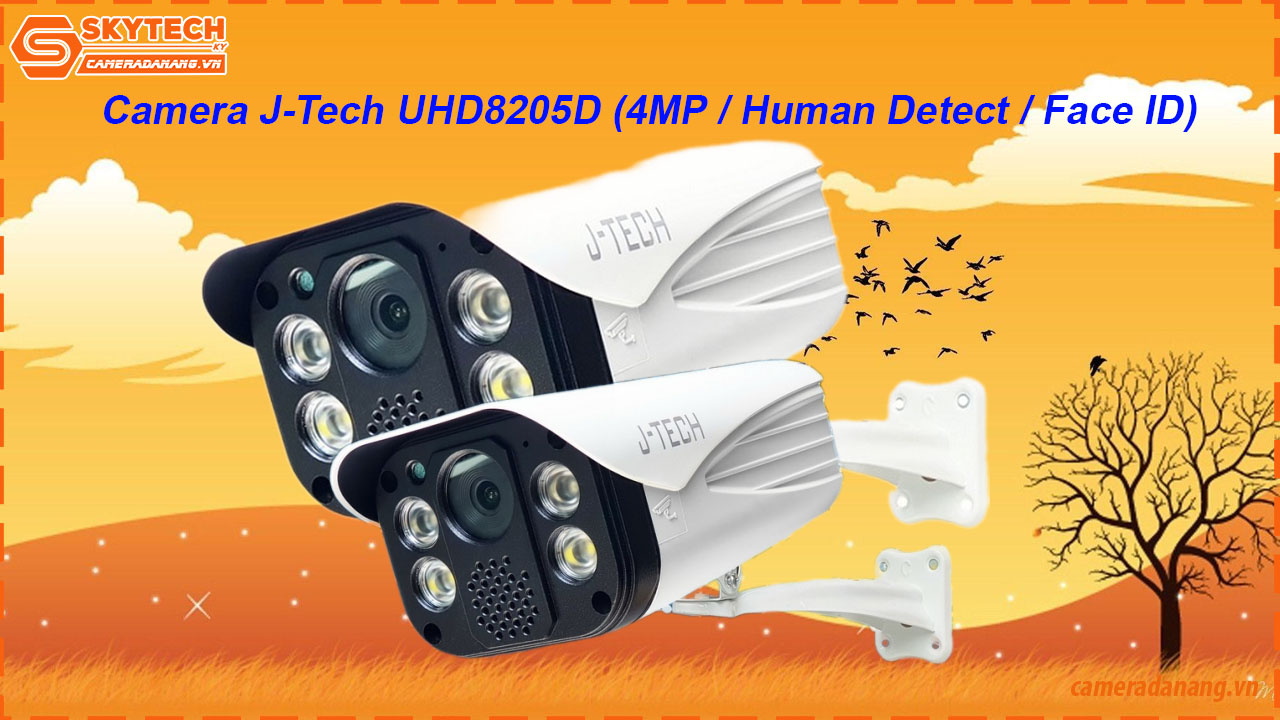 Camera J-Tech UHD8205D (4MP / Human Detect / Face ID)
