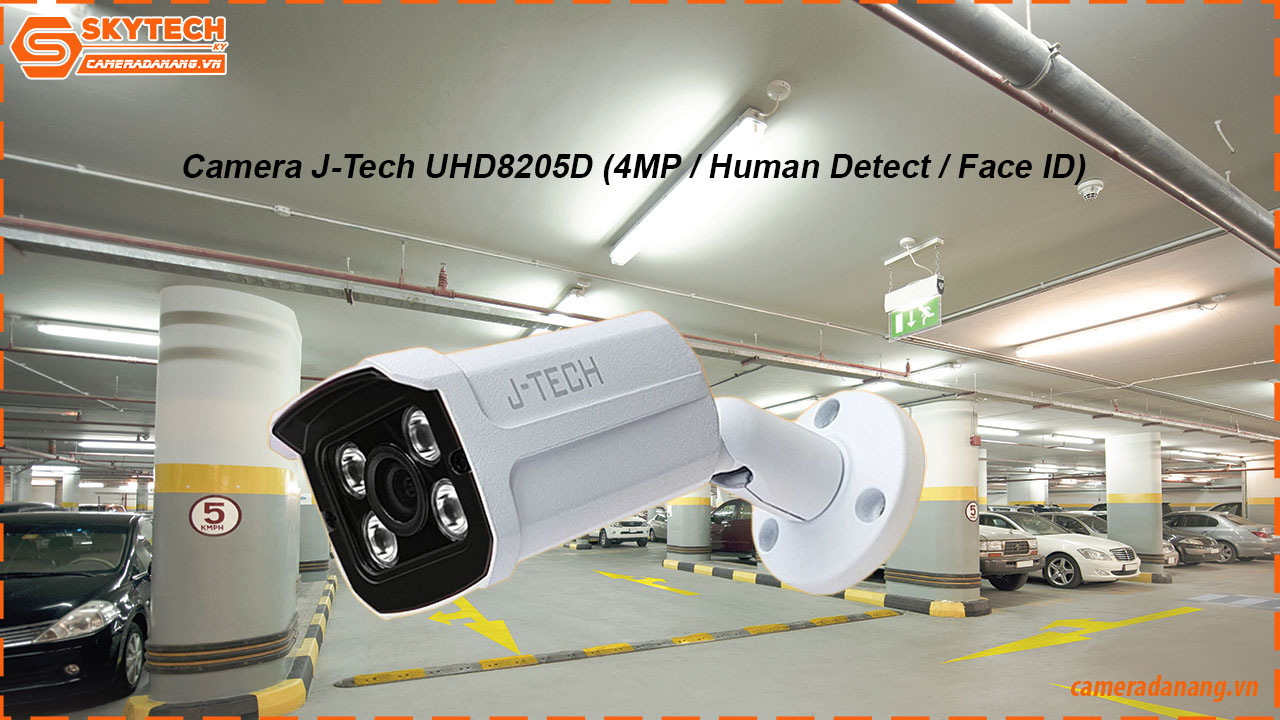Camera J-Tech UHD8205D (4MP / Human Detect / Face ID)