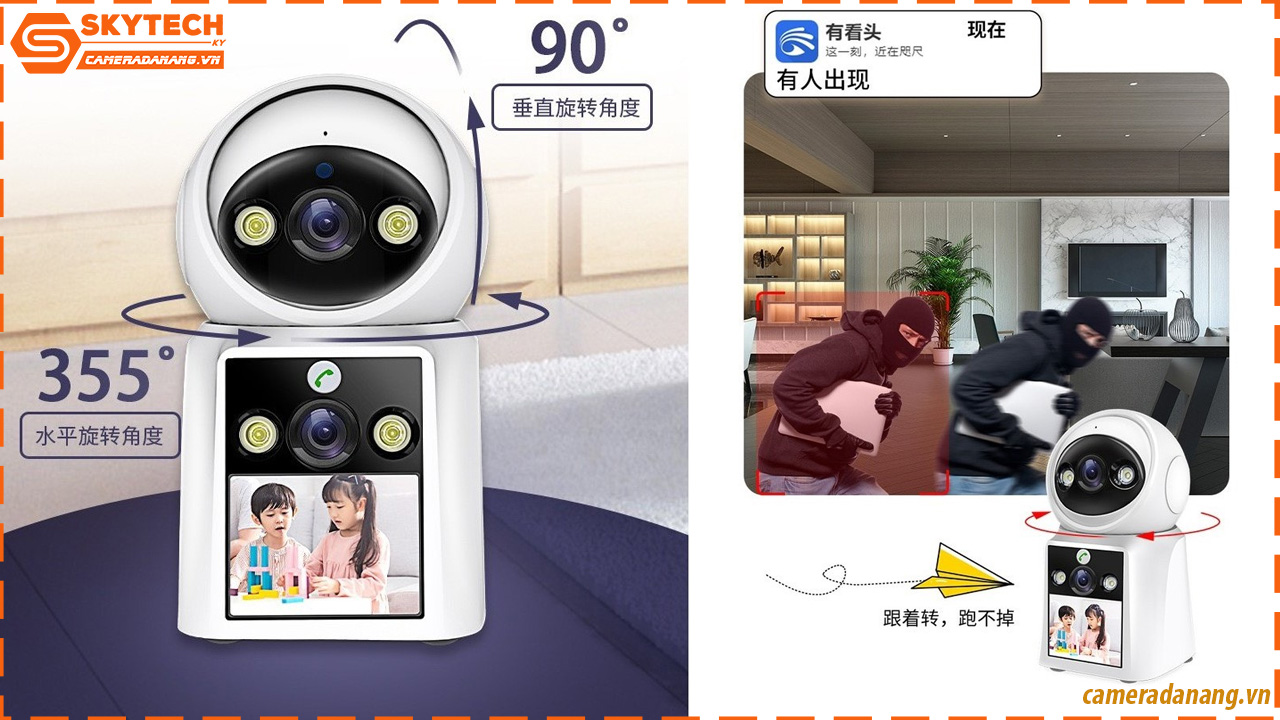 camera-yoosee-2-mat-trong-nha-tich-hop-man-hinh