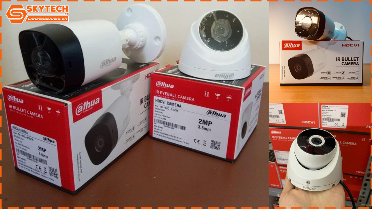 Trọn Bộ 2 Camera Dahua 2.0MP