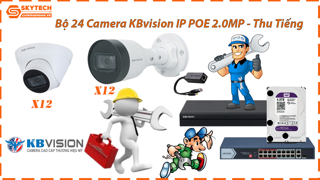 combo-tron-bo-24-camera-kbvision-ip-poe-2-0mp-thu-tieng