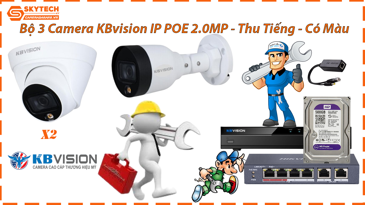 combo-tron-bo-3-camera-kbvision-ip-poe-2-0mp-thu-tieng-co-mau