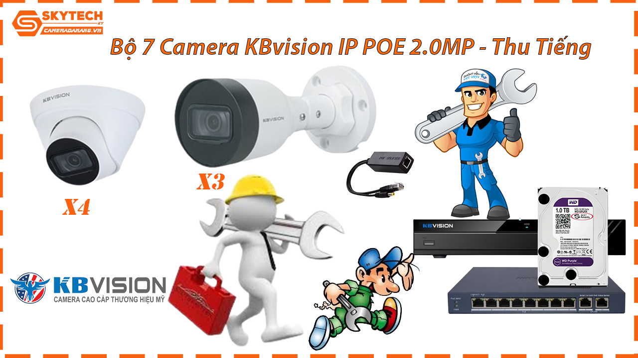 combo-tron-bo-7-camera-kbvision-ip-poe-2-0mp-thu-tieng