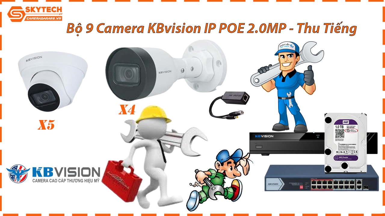 combo-tron-bo-9-camera-kbvision-ip-poe-2-0mp-thu-tieng