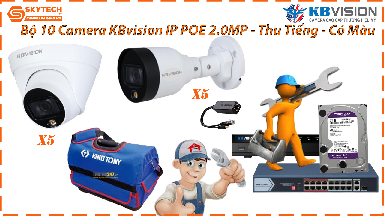 combo-tron-bo-10-camera-kbvision-ip-poe-2-0mp-thu-tieng-co-mau
