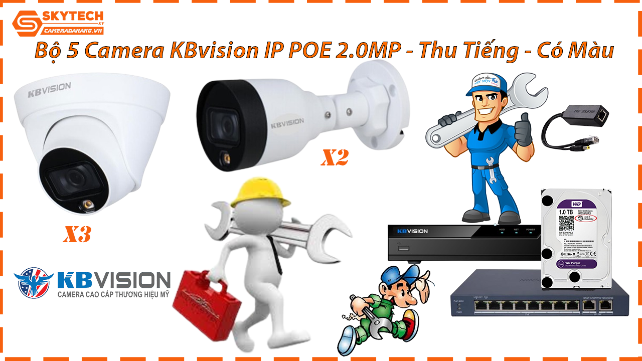 combo-tron-bo-5-camera-kbvision-ip-poe-2-0mp-thu-tieng-co-mau