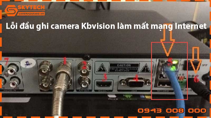 loi-dau-ghi-camera-kbvision-lam-mat-mang-internet