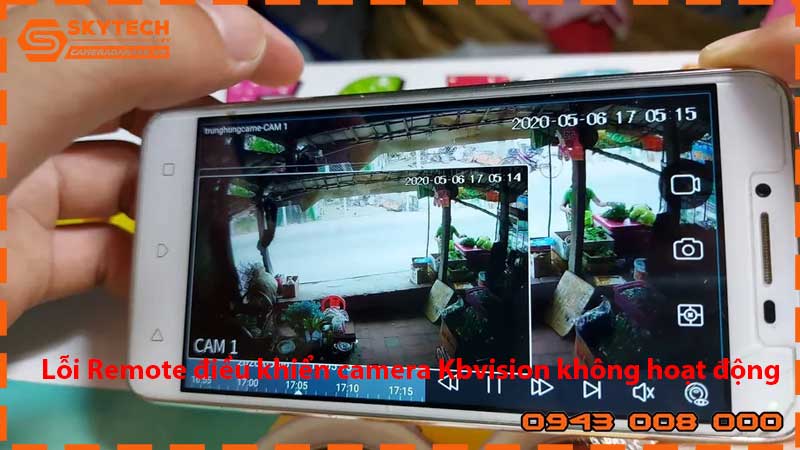loi-remote-dieu-khien-camera-kbvision-khong-hoat-dong-duoc