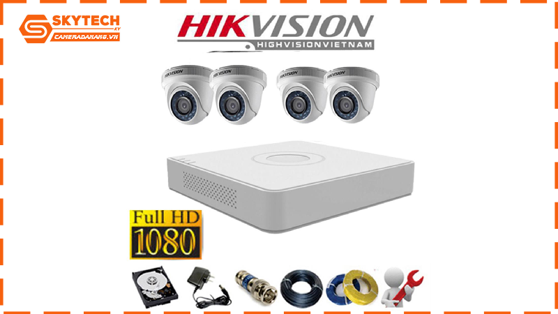 Bộ camera Hikvision Full HD trọn gói